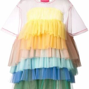 Viktor & Rolf Layered Rainbow Tulle Top